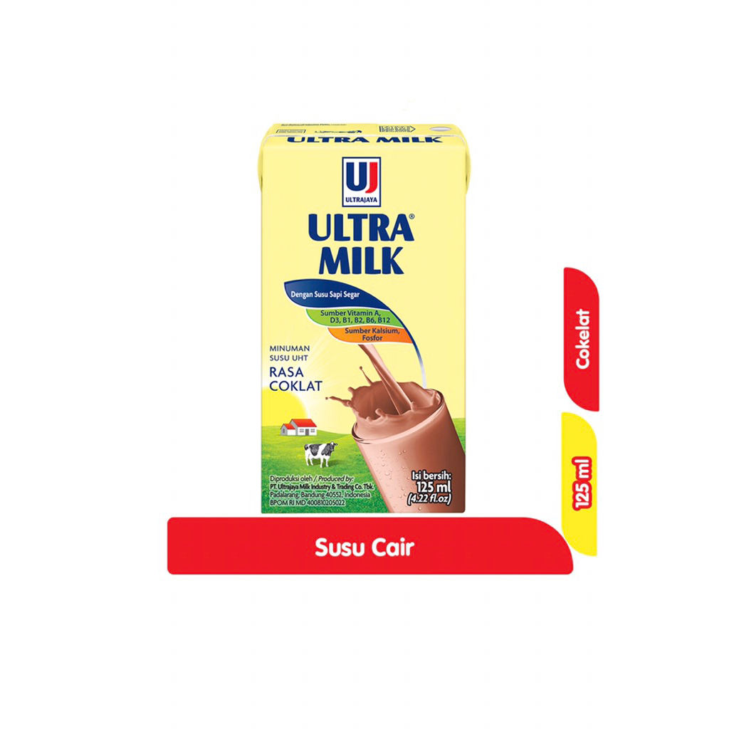 

Ultra Milk UHT Coklat Kotak 125 ml