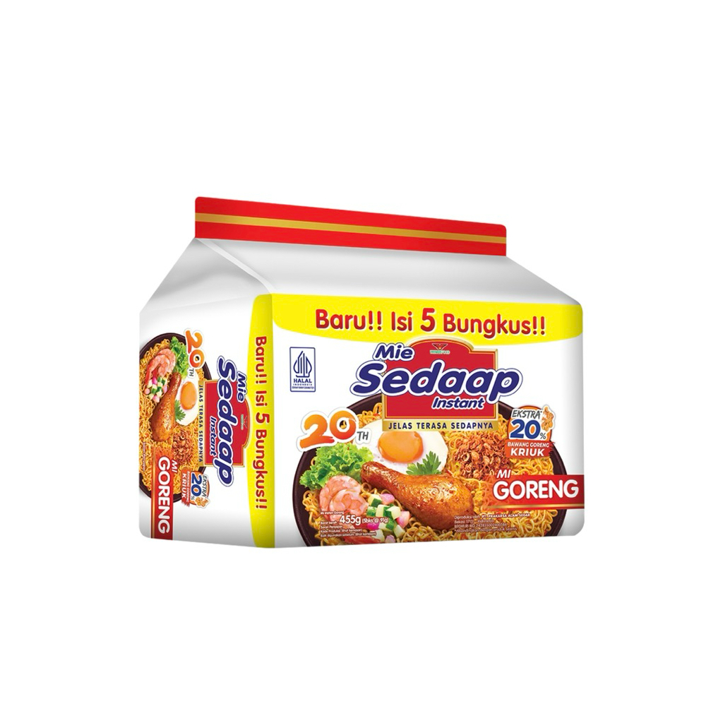 

sedaap mi instan 5X75g
