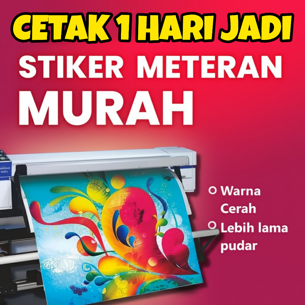 

Stiker Vinil Cina Meteran anti air Gratis Design