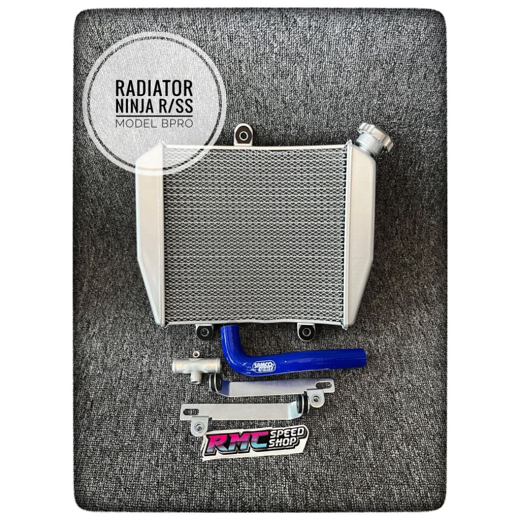 Radiator Lengkung Ninja R Ninja Ss Model Bpro / Radiator non gambot Ninja R / Ninja Ss model Bpro