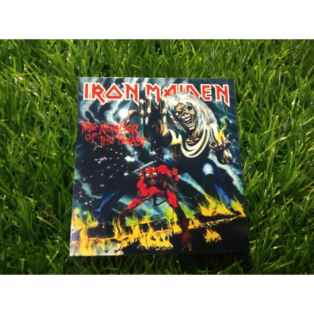 

stiker cutting iron maiden