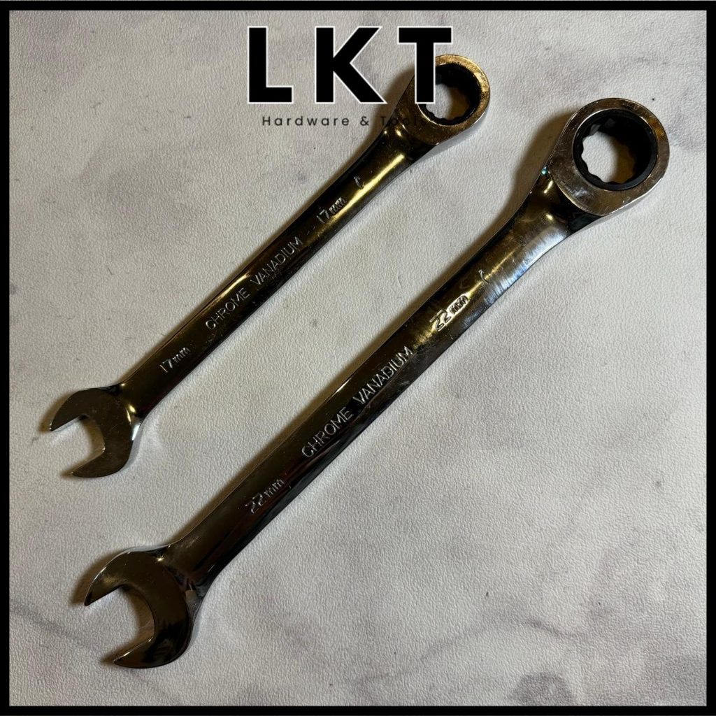 ATS Kunci Ring Pas Ratchet Rabopen Tipe ASG1 8 10 11 12 13 14 16 17 18 19 20 21 22 23 24 27 30 32 mm