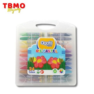 

Crayon Oil Pastel Agatis Prime 24 Warna Hexagonal Shape
