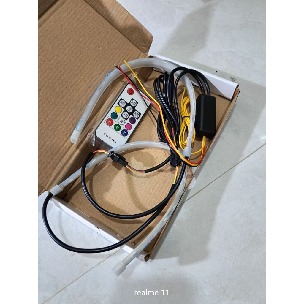 lampu RGB remot dan lampu RGB aplikasi