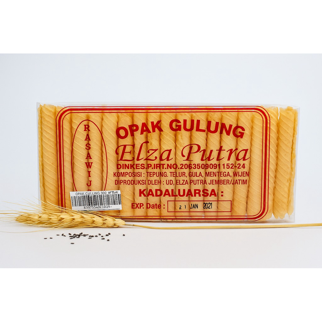 

OPAK GULUNG ELZA PUTRA FOOD | Opak Gulung Renyah Manis Netto 200 gram