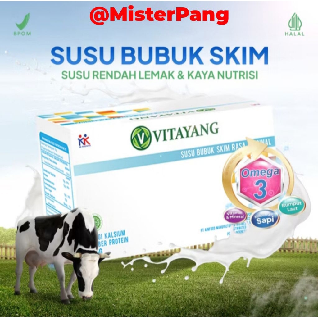 

Promo Paket Hemat Vitayang Susu skim bubuk Colostrum per box isi 15 sachet membantu pengeroposan tulang / osteoporosis & meningkatkan imun tubuh