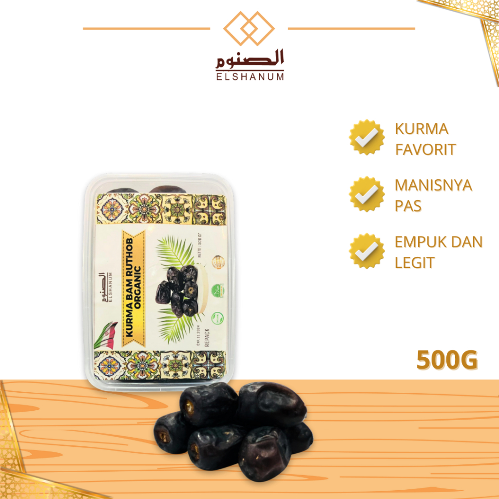 

KURMA BAM ORGANIK 500gr / BAM IRAN 500 GRAM / Kurma Bam Anggur Premium