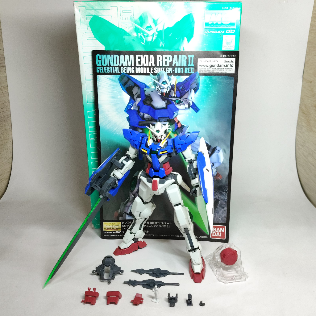 Premium Bandai MG Exia Repair II 2 / Gundam 1/100 2nd Sudah Rakit M210