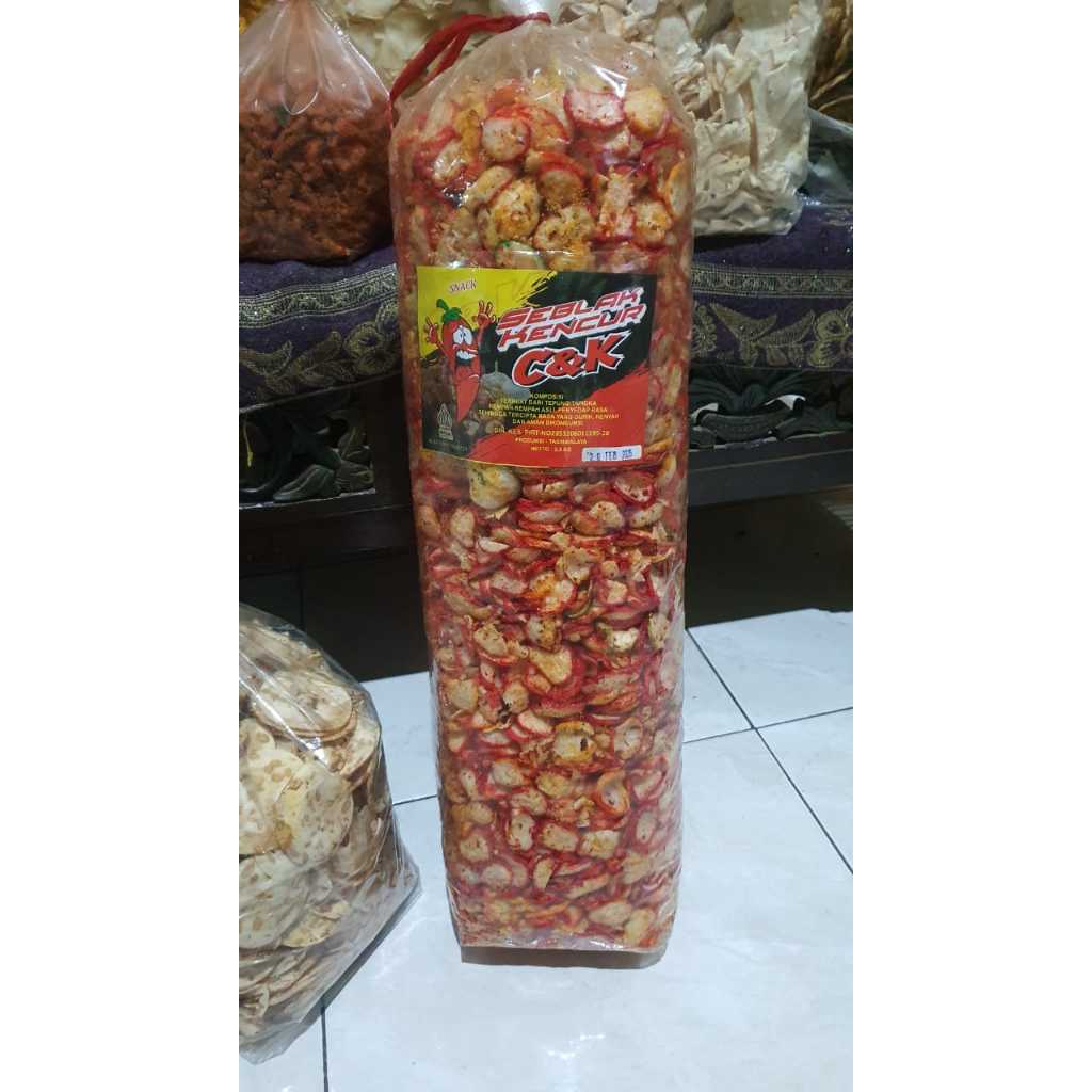 

[RFSNACKS] (EXP FEBRUARI 2026) jajanan ringan snack keripik seblak kencur pedas gurih renyah kriuk Snack Khas Tasikmalaya ready stock