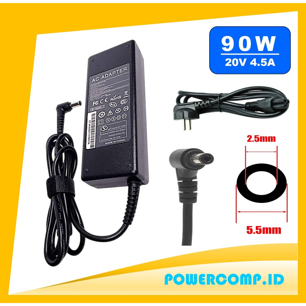 Adapter Charger Laptop Lenovo Z470 Z570 Z400 Z500 P500 Z380 Z480 Z485 Z580 Z585 B450 B460 B460E B465