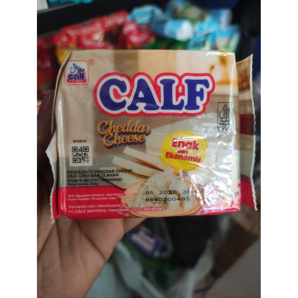 

keju cheddar CALF 200gr