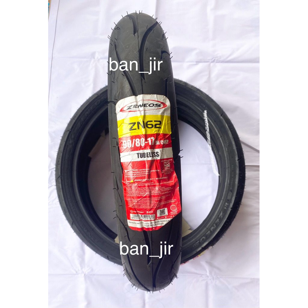 Ban Zeneos ZN62 90/80 Ring 17, Tubeless