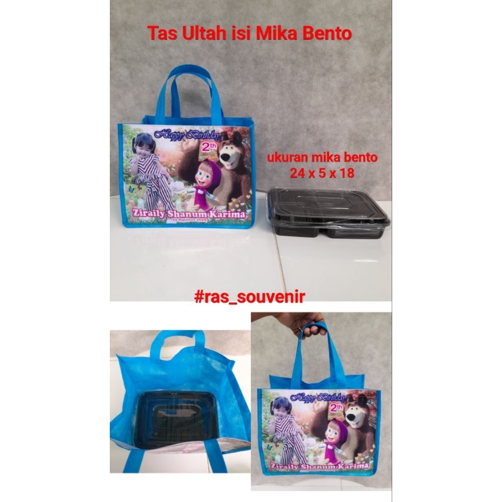 

Minimal order 12pcs Tas Ulang Tahun isi Mika Bento ukuran Sedang