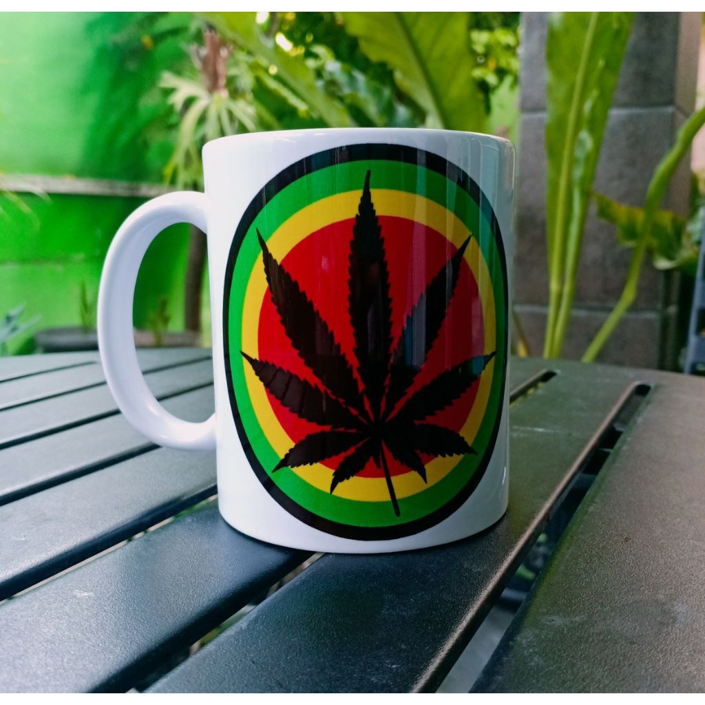 DJATIESHOP x JATIMAIKA gelas rasta mug reggae tempat minum jamaica cangkir bob marley