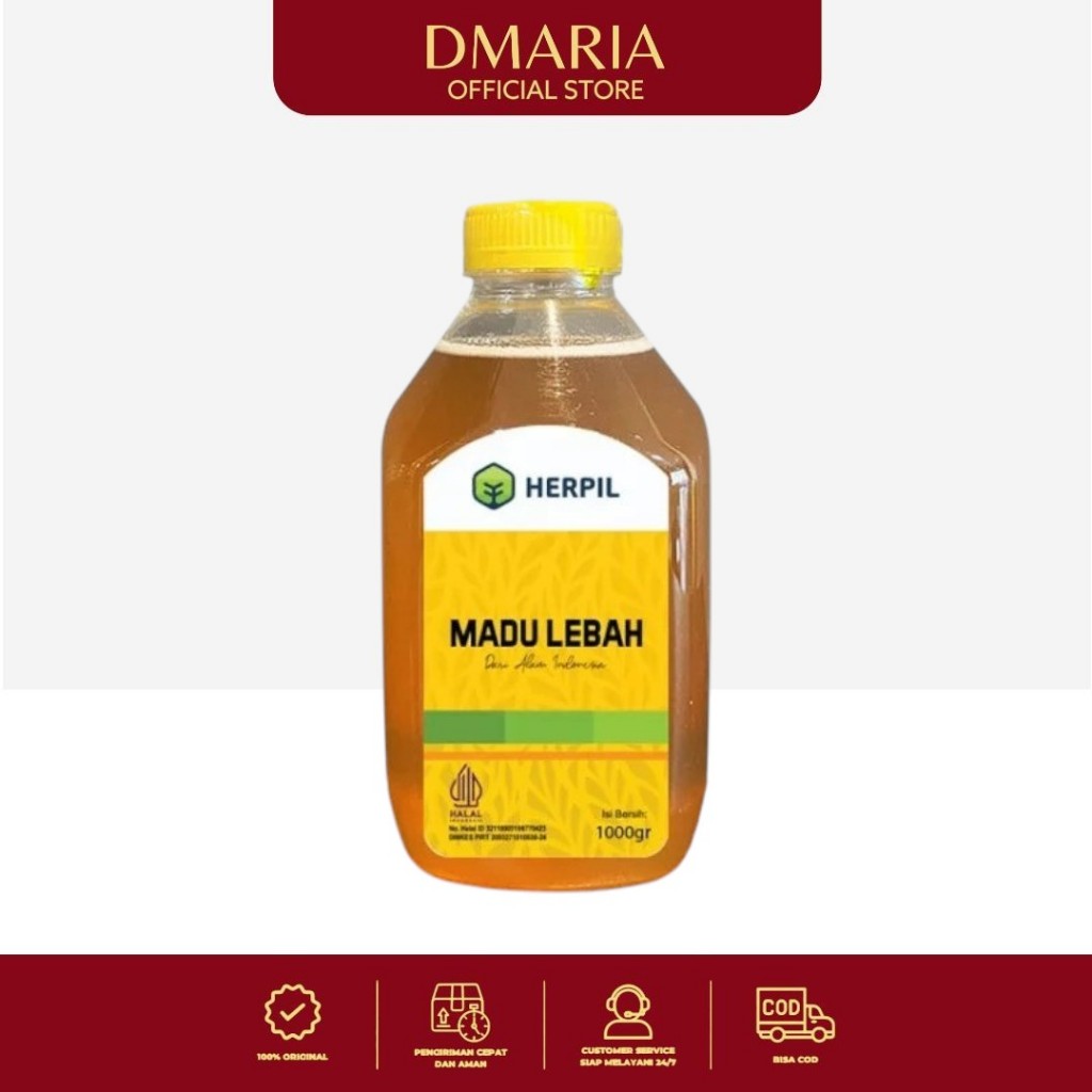 

[COD] HERPIL MADU Lebah 330gr & 1kg | Madu Murni Fresh Nektar Multiflora 100% Dikemas di Peternakan