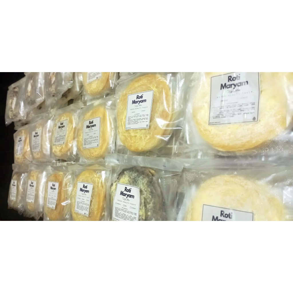 

Roti Maryam Mix Large isi 6 Pcs ( 2 Original + 2 Keju + 2 Cokelat )