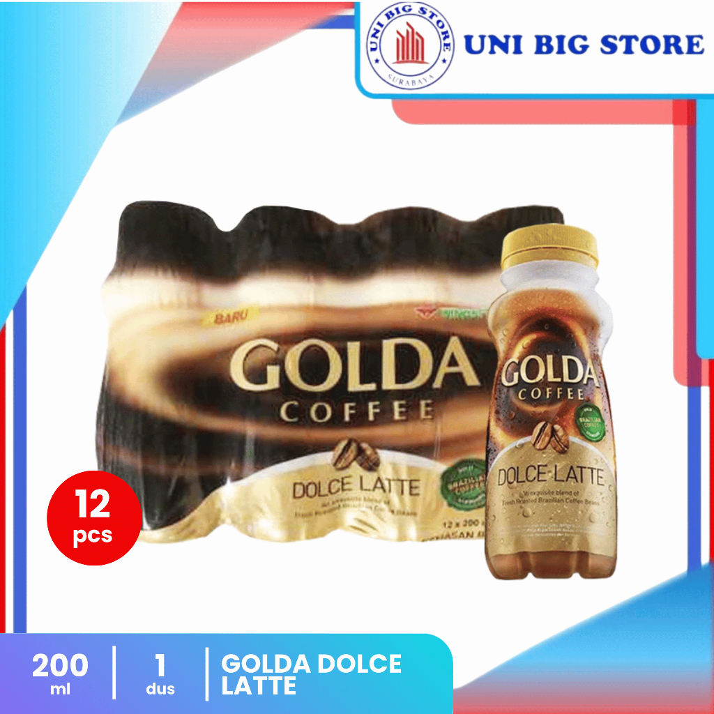 

Golda Kopi Coffee Dolce Latte Bottle 200 ml x 12 pcs DUS