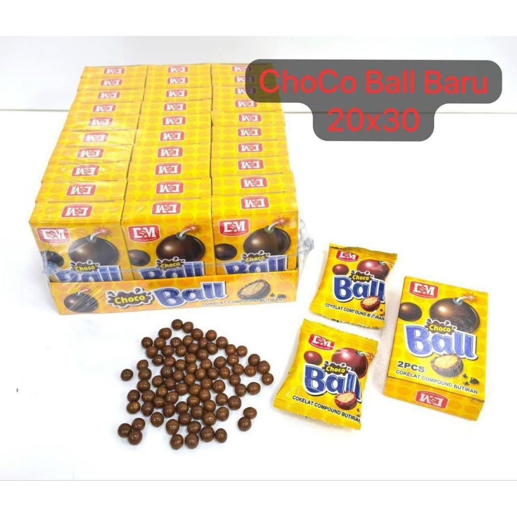 

DSM COKLAT CHOCO BALL BOX BARU ISI 30
