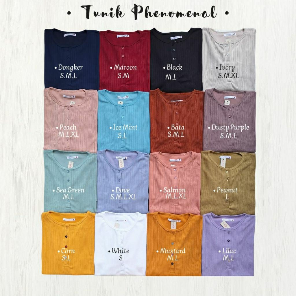 kaos wanita tunik phenomenal