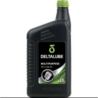 Paket 12 Botol Deltalube Oli diesel 757 multipurpose SAE30 Kemasan 1lt original