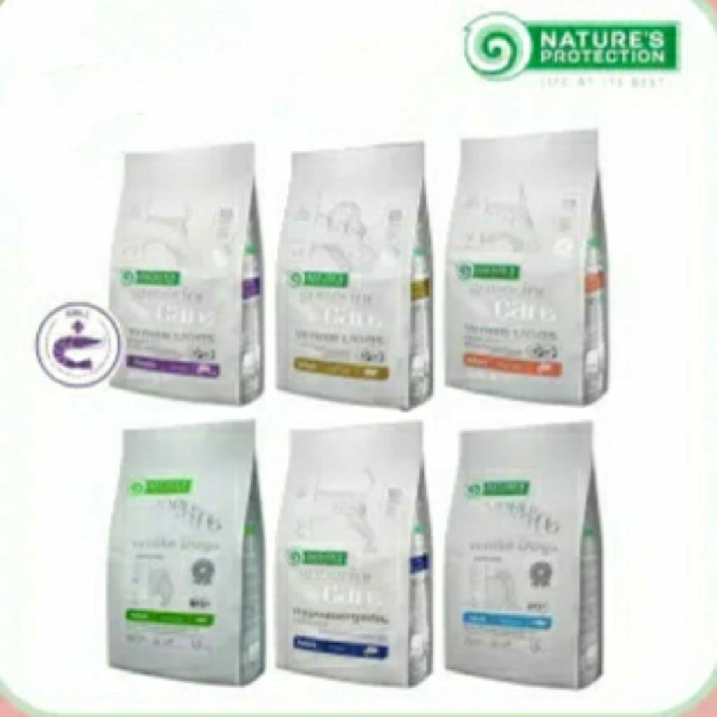Natures Protection Superior Care White Dog Junior Adult White Fish Salmon Lamb Repack 1kg