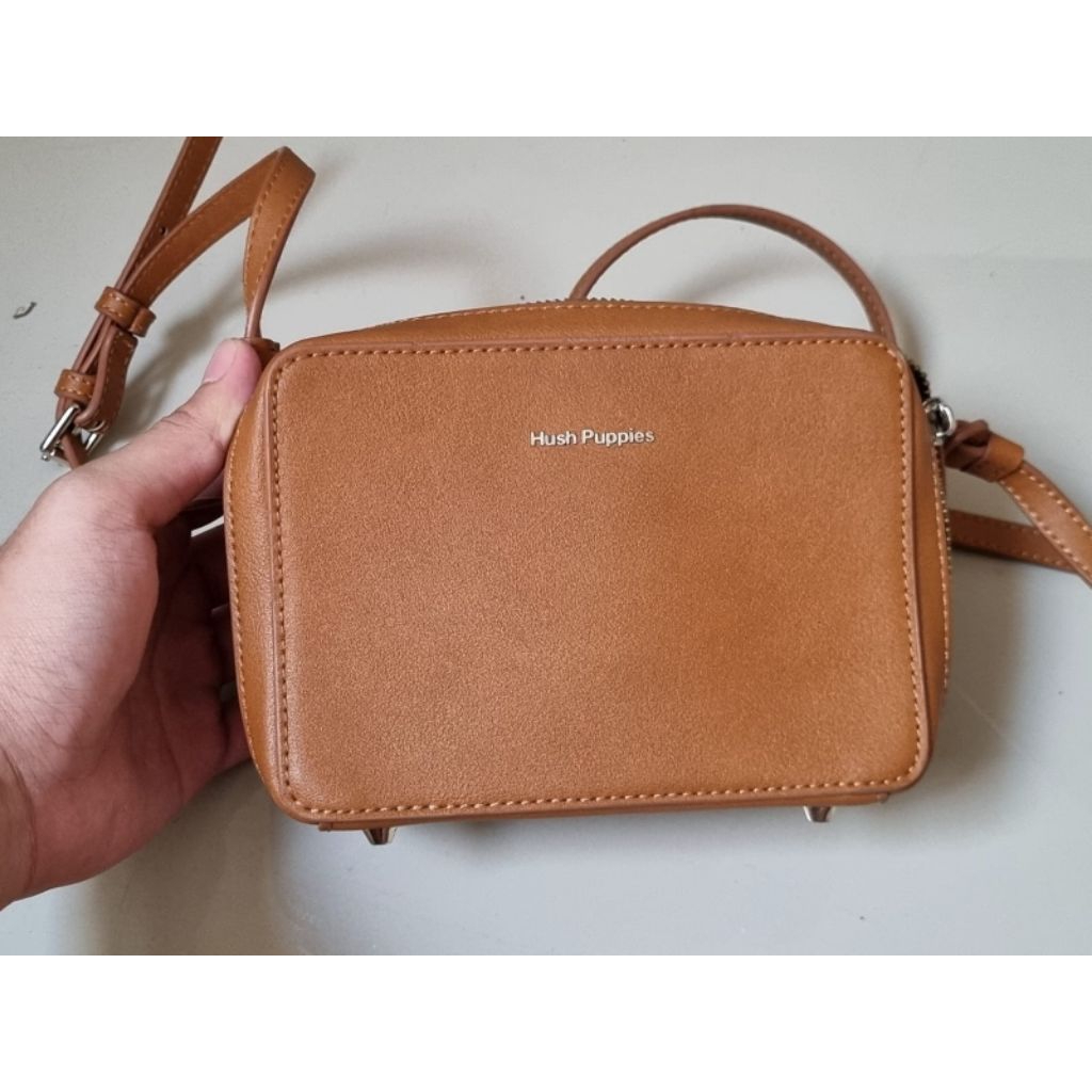 Hush Puppies Brighton Sling Bag (Camel/Brown)