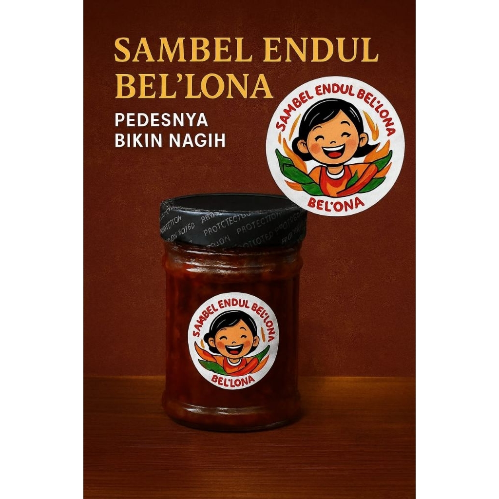

Sambel Endul Bel’lona 150ml – Sambal Merah Pedas Homemade Bikin Nagih