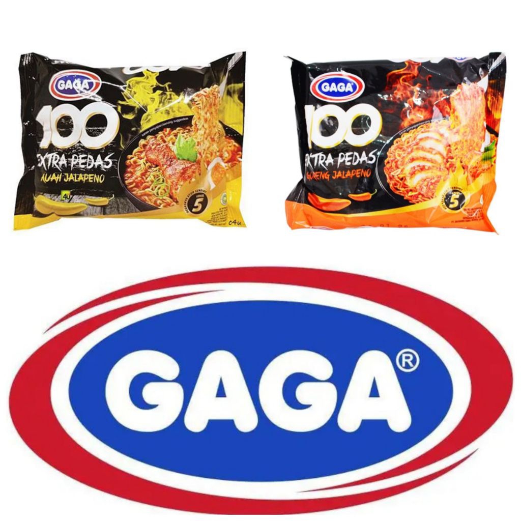 Gaga 100 Mie Instan Kuah Jalapeno / Gaga 100 Mie Instan Goreng Jalapeno
