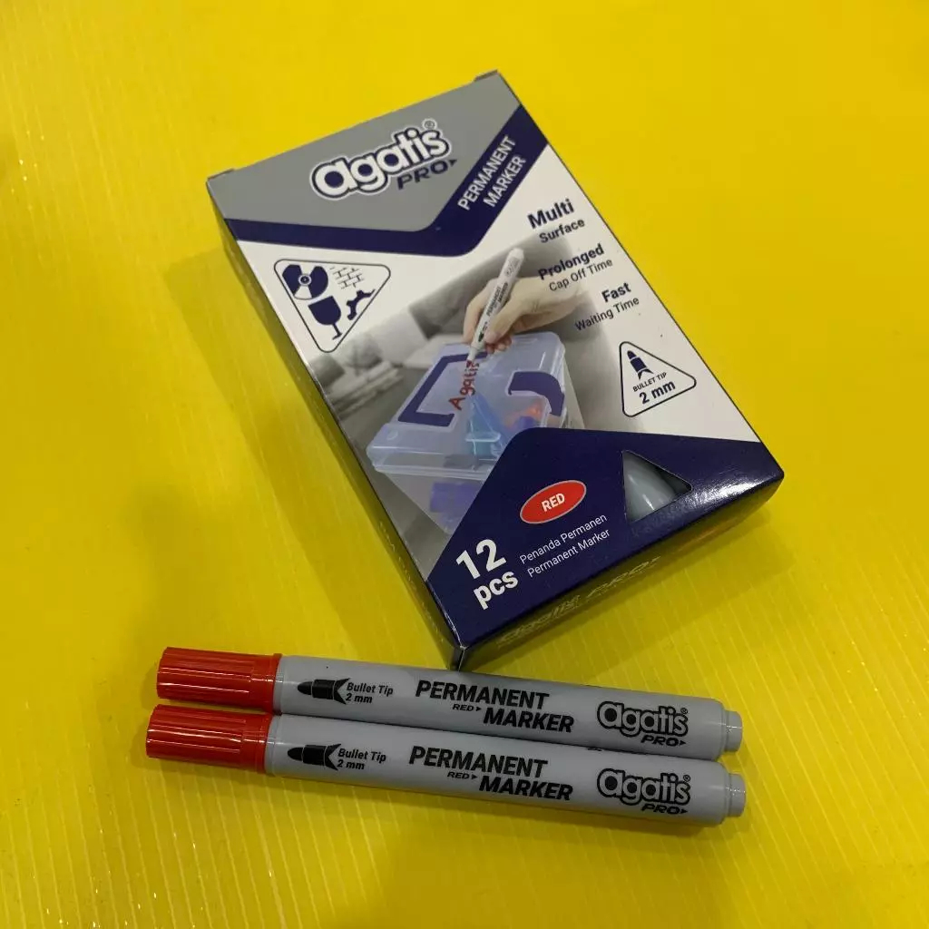 

ECER AGATIS PRO PERMANEN MARKER BLACK-BLUE-RED