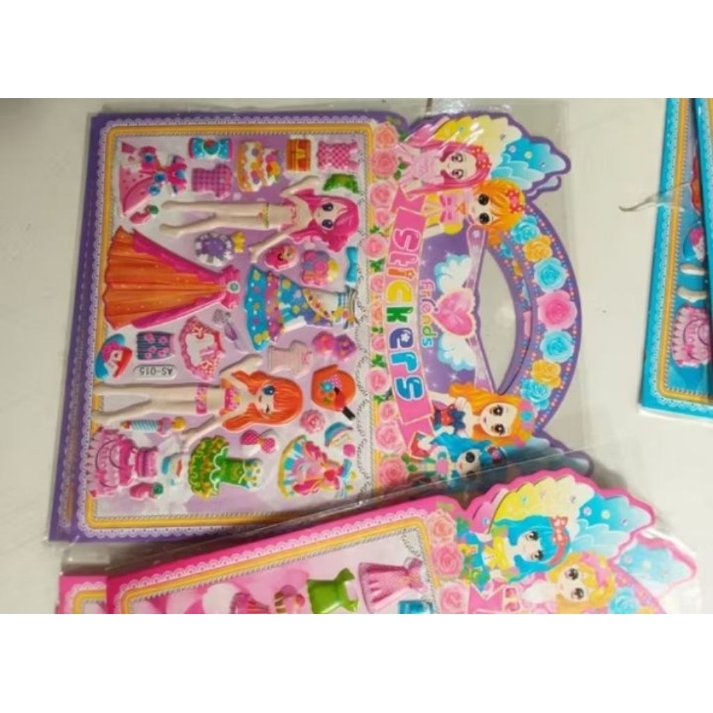 

5 Pcs Stiker Bp Ukuran Sedang Warna Random