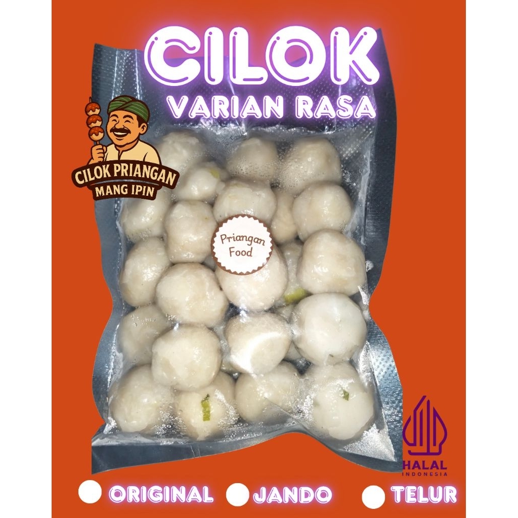

PROMO!!! CILOK ISI JANDO SAPI 50 BUTIR UKURAN SEDANG/TELUR/CILOK RR PRIANGAN l