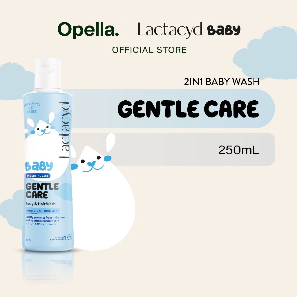 Lactacyd Baby Gentle Care 2in1 Body Wash and Hair Shampoo 250mL – Sabun & Sampo Bayi Melindungi dari