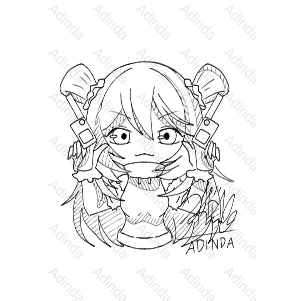 

[Art Print] Cordie MementoMori AFKRPG oleh Adinda