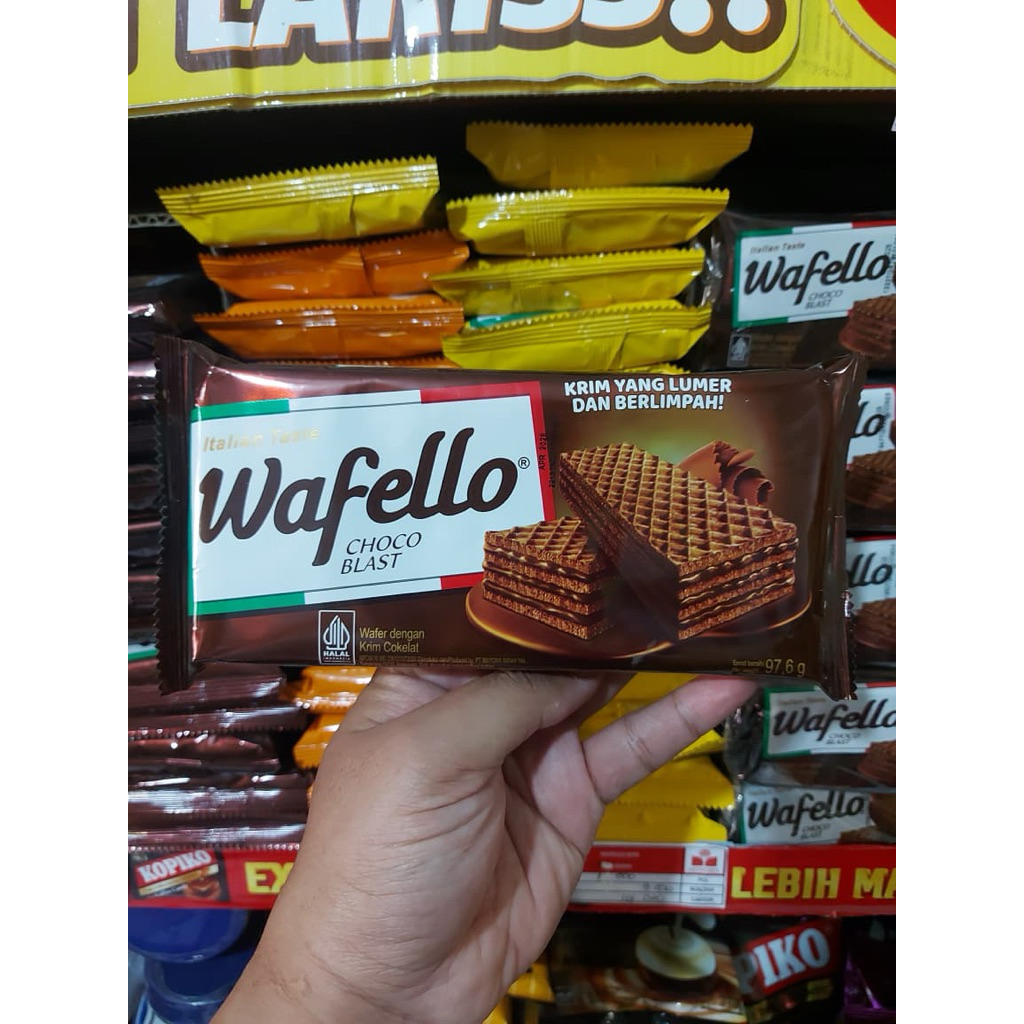 

WEFELLO WAFER 97 GR / WAFELLO COKLAT / WAFELLE KEJU / WAFELLE DURIAN