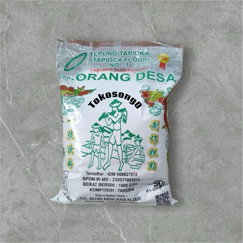 

Tepung Tapioka 1kg Cap Orang Desa