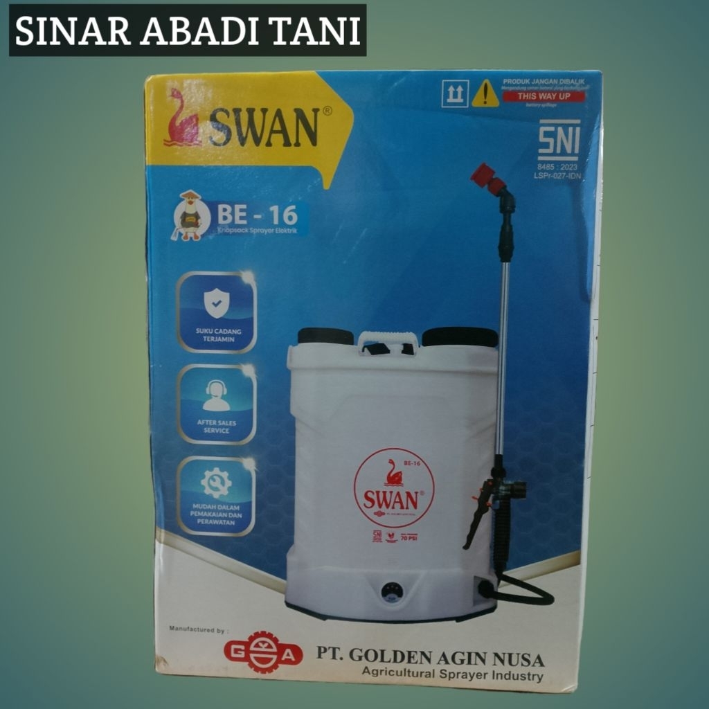 SWAN BE-16 - Tangki Sprayer Swan Be - Sprayer Swan - Tangki Swan 16 Liter SNI - ORIGINAL PRODUK