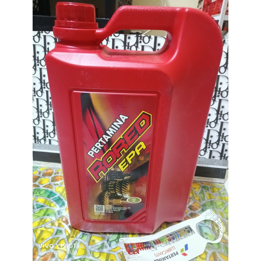 PERTAMINA RORED EPA SAE 90 OLI GEAR OLI GARDAN 5LITER