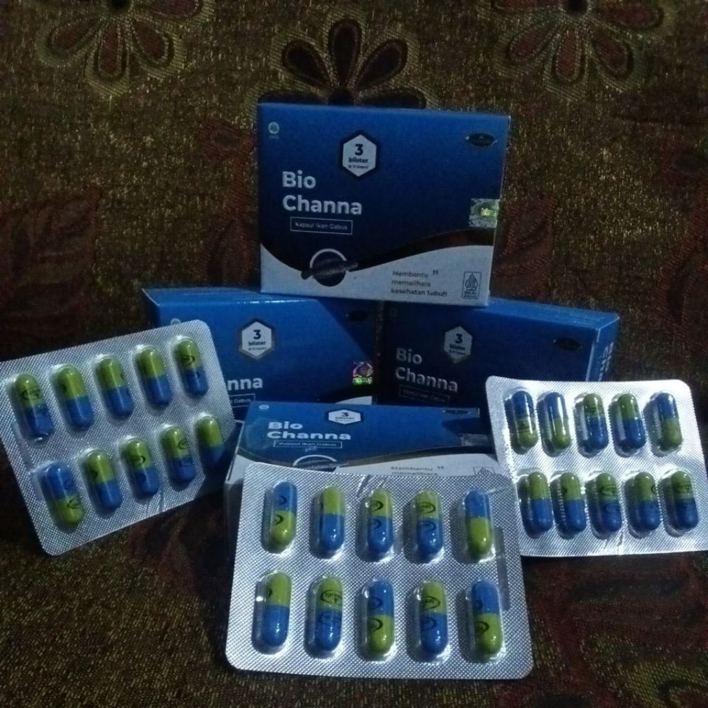 bio channa, channa,albumin, kapsul ikan gabus, isi 30 kapsul