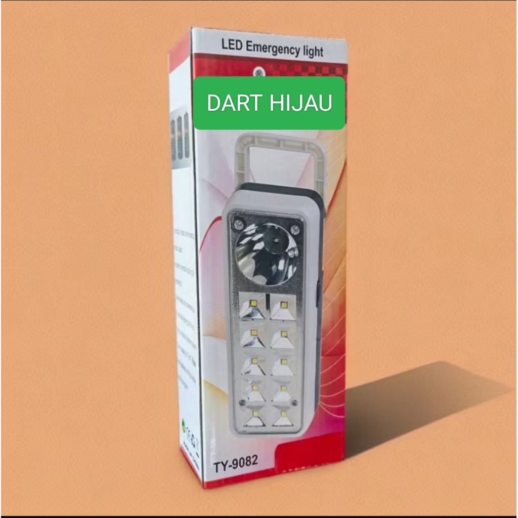 Lampu senter emergency baterai tipe D028
