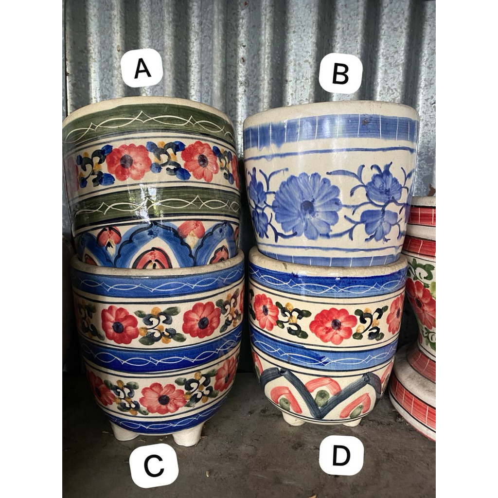 pot keramik lokal rudal kaki