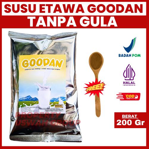 

Susu Kambing Etawa Goodan Non Sugar Tanpa Gula 200 Gram