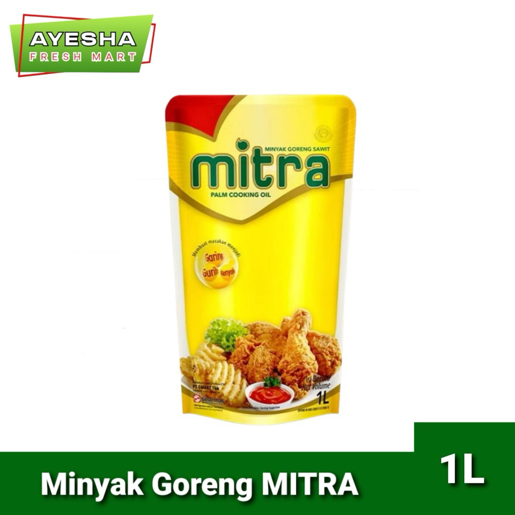 

Minyak goreng Mitra 1 liter