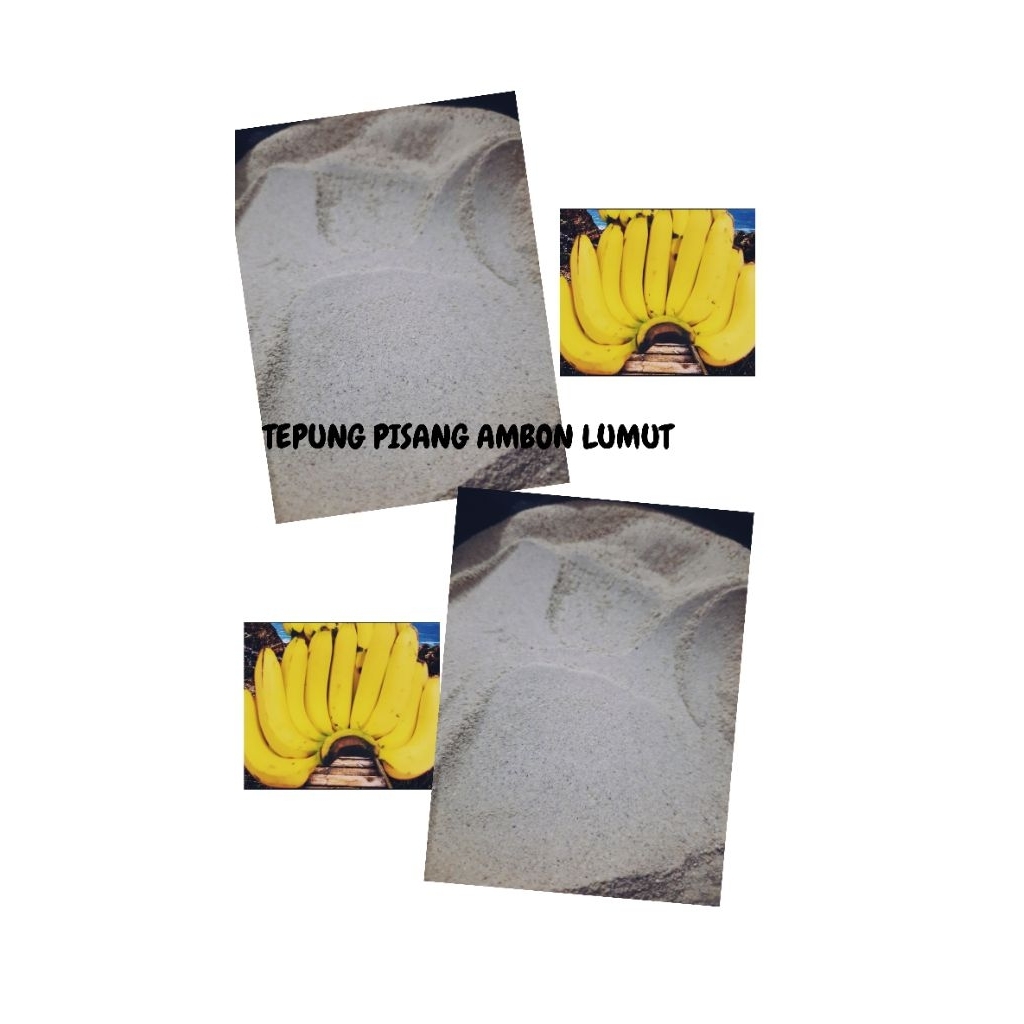 

Tepung Pisang AMBON LUMUT 1kg, Pure Oriiginal Organik