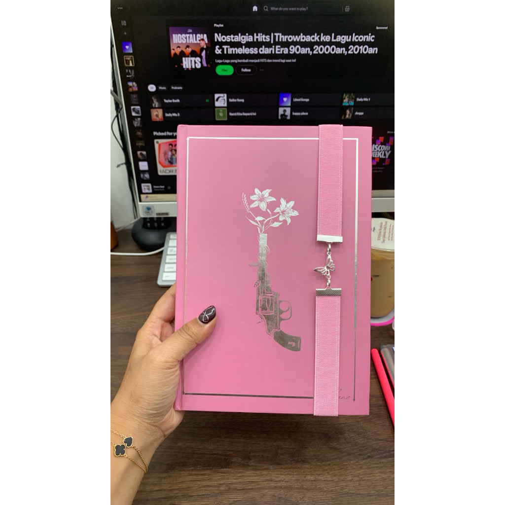 

Bookmark Kupu tali pink