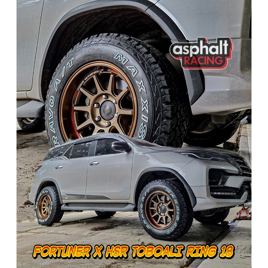 Paketan Velg Dan Ban Untuk Pajero Fortuner R18 Hsr Toboali + Ban Maxxis 265/60 R18