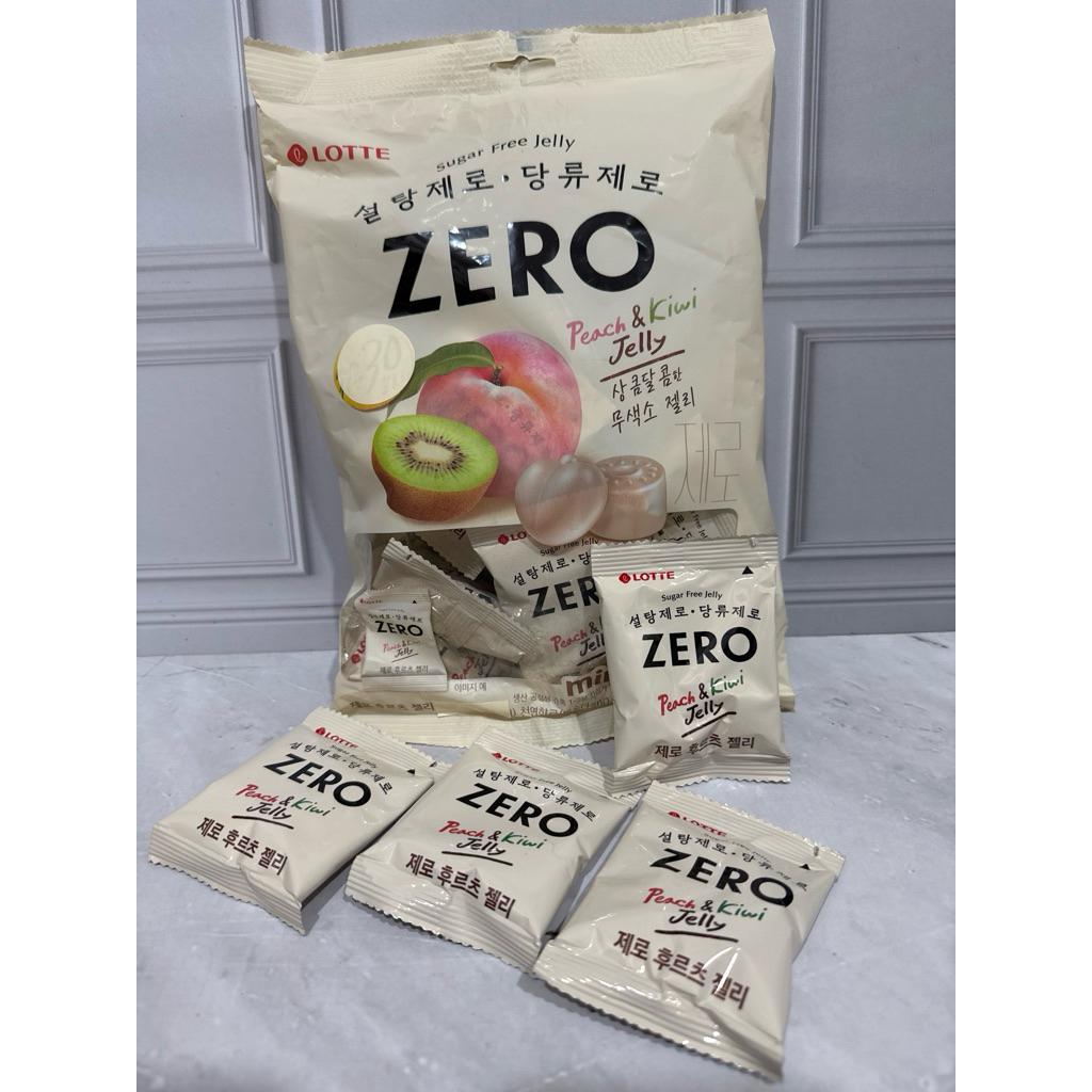 

[Ecer 2pc] sugar free jelly Zero peach & kiwi jelly