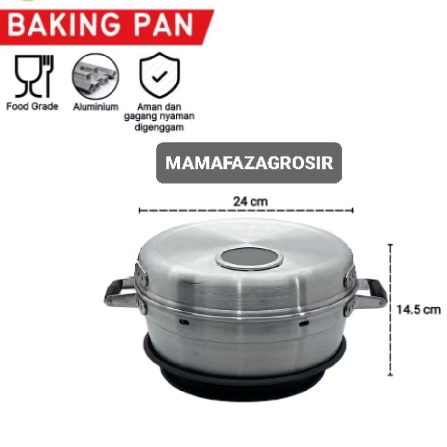 BAKING PAN ORCHID 24 CM || CETAKAN KUE BOLU 24 CM || ORCHID BAKING PAN 24 CM