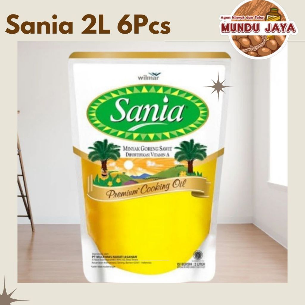 

Minyak Goreng Sania 2L per karton isi 6 pcs