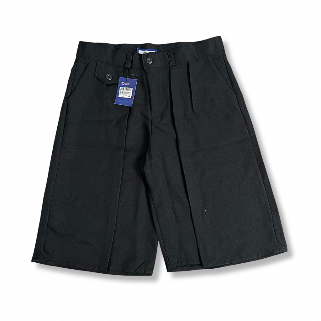 JINSYOU - Leo Jort Pleated Wide Pants