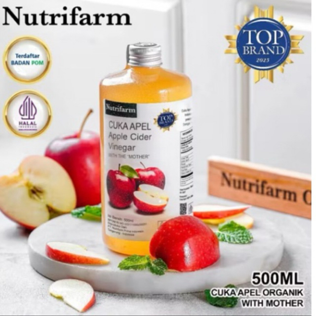 

Nutrifarm Cuka Apel With Mother 500ml